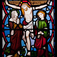 Our Ladys Island Church of the Assumption East Aisle Window Crucifixion