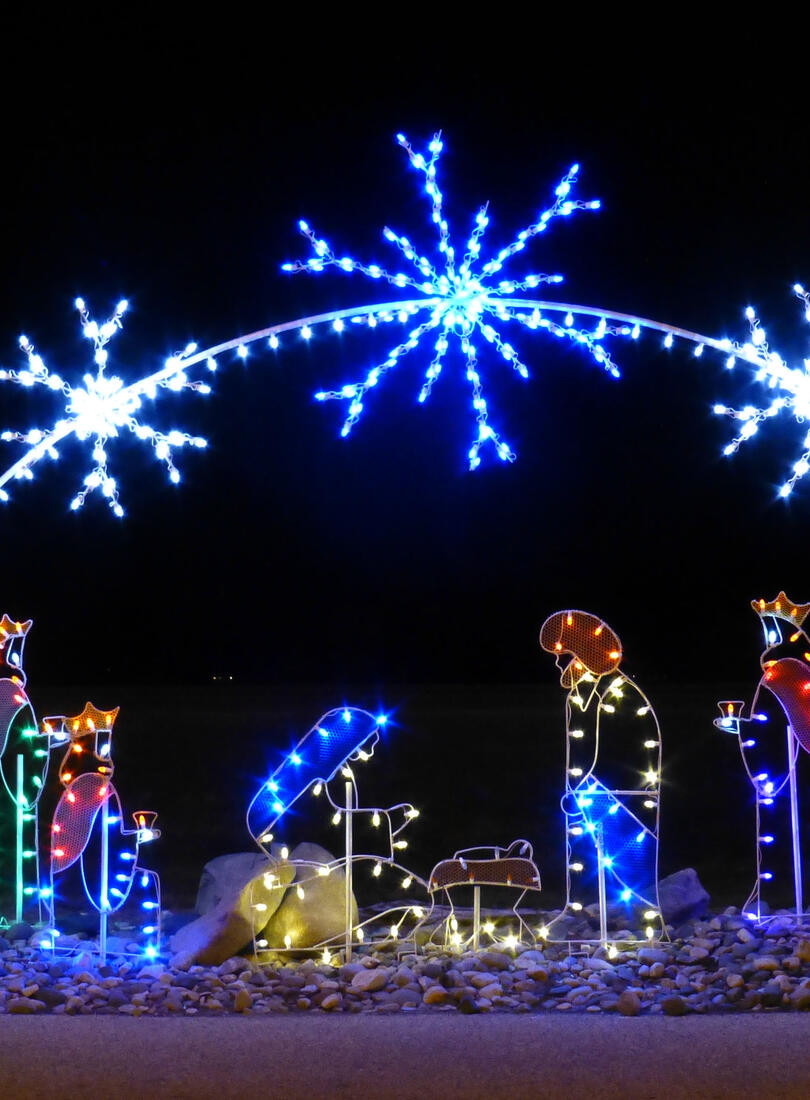 Nativity Christmas Lights